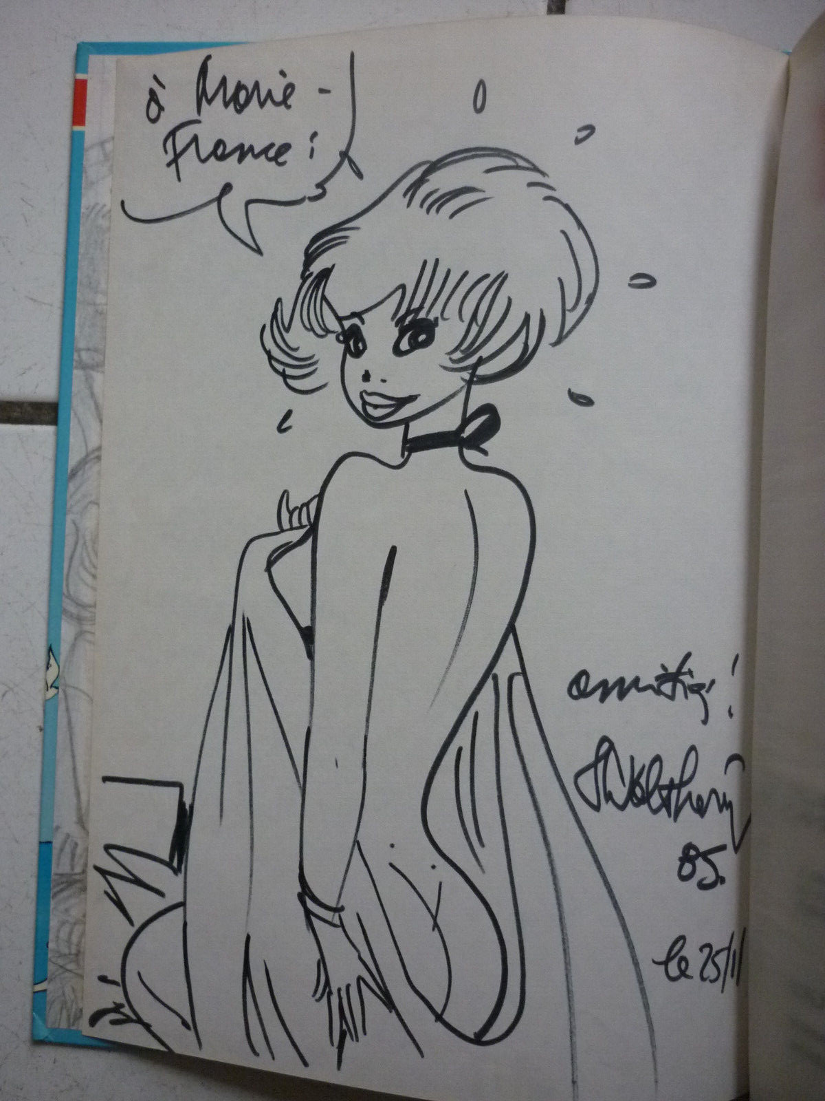 2 DEDICACES /  NATACHA  10 / EO  +  DEDICACE WALTHERY  +  DEDICACE  WASTERLAIN
