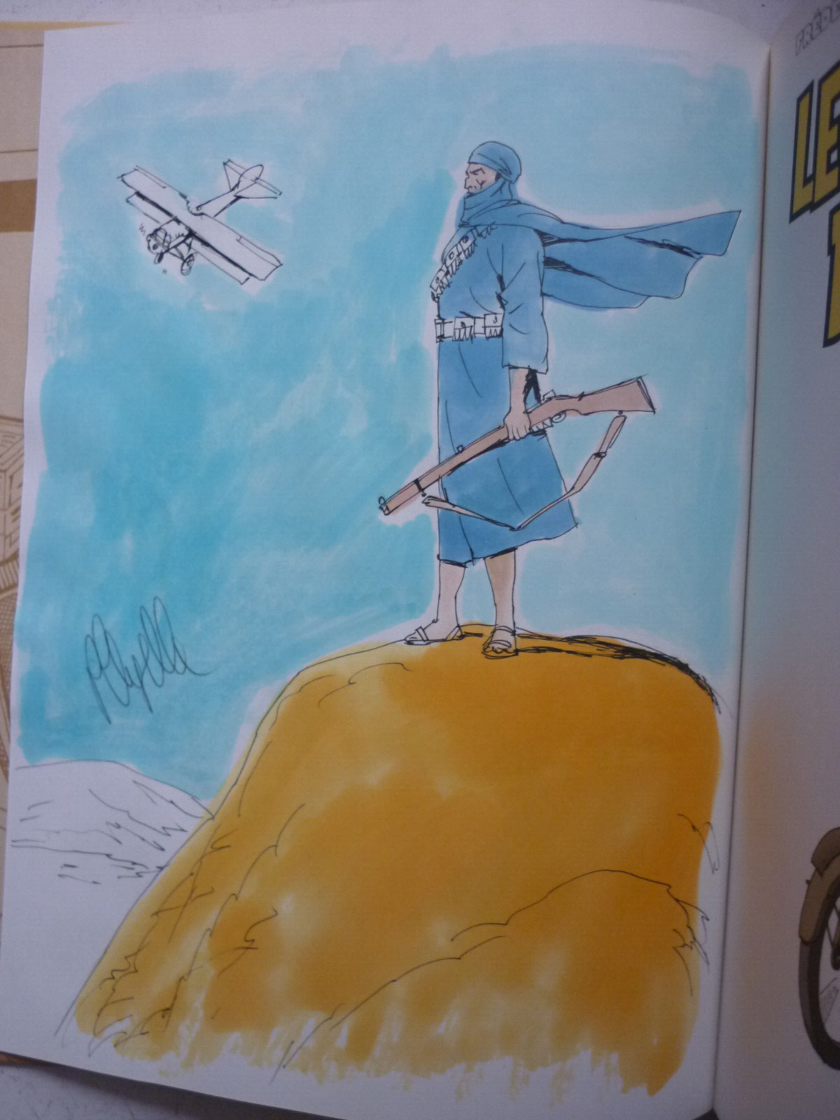 MARNIQUET /   LES  MORSURES DU DESERT  /  EO     + DEDICACE
