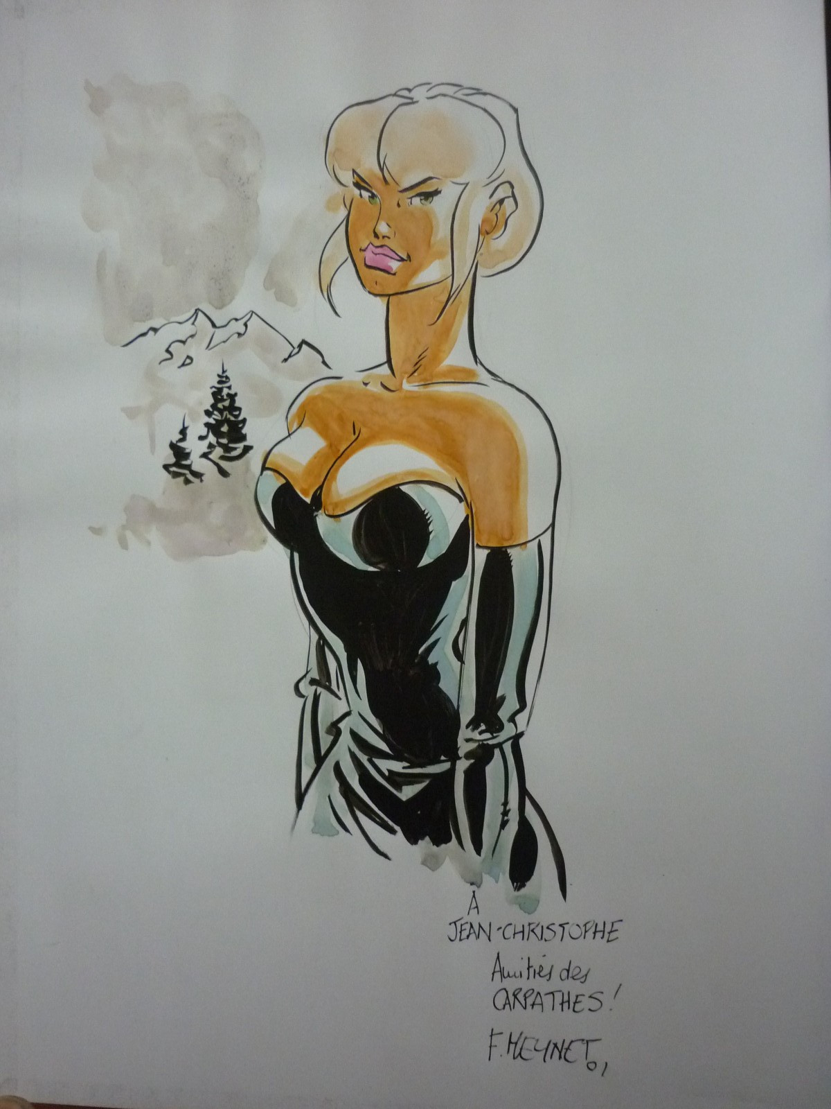 MEYNET / TATIANA  K   1  /  LA BOITE DE PANDORE /  EO   +  DEDICACE COULEUR