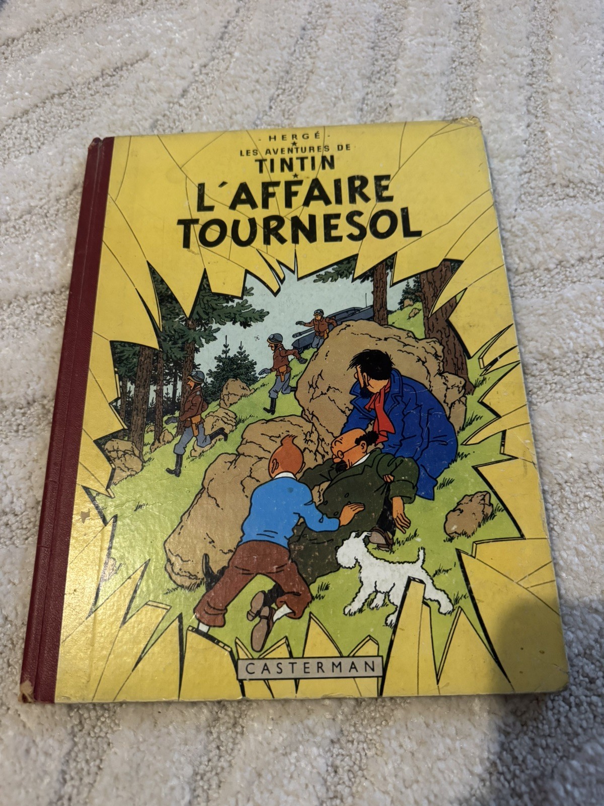 BD TINTIN L'affaire Tournesol EO 1956 B19