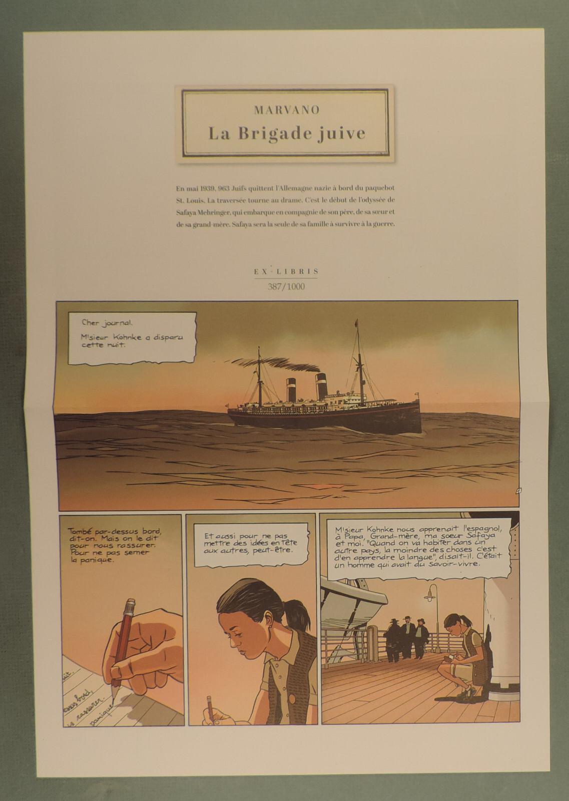 La brigade juive coffret 3 tomes Marvano Dargaud EO TBE
