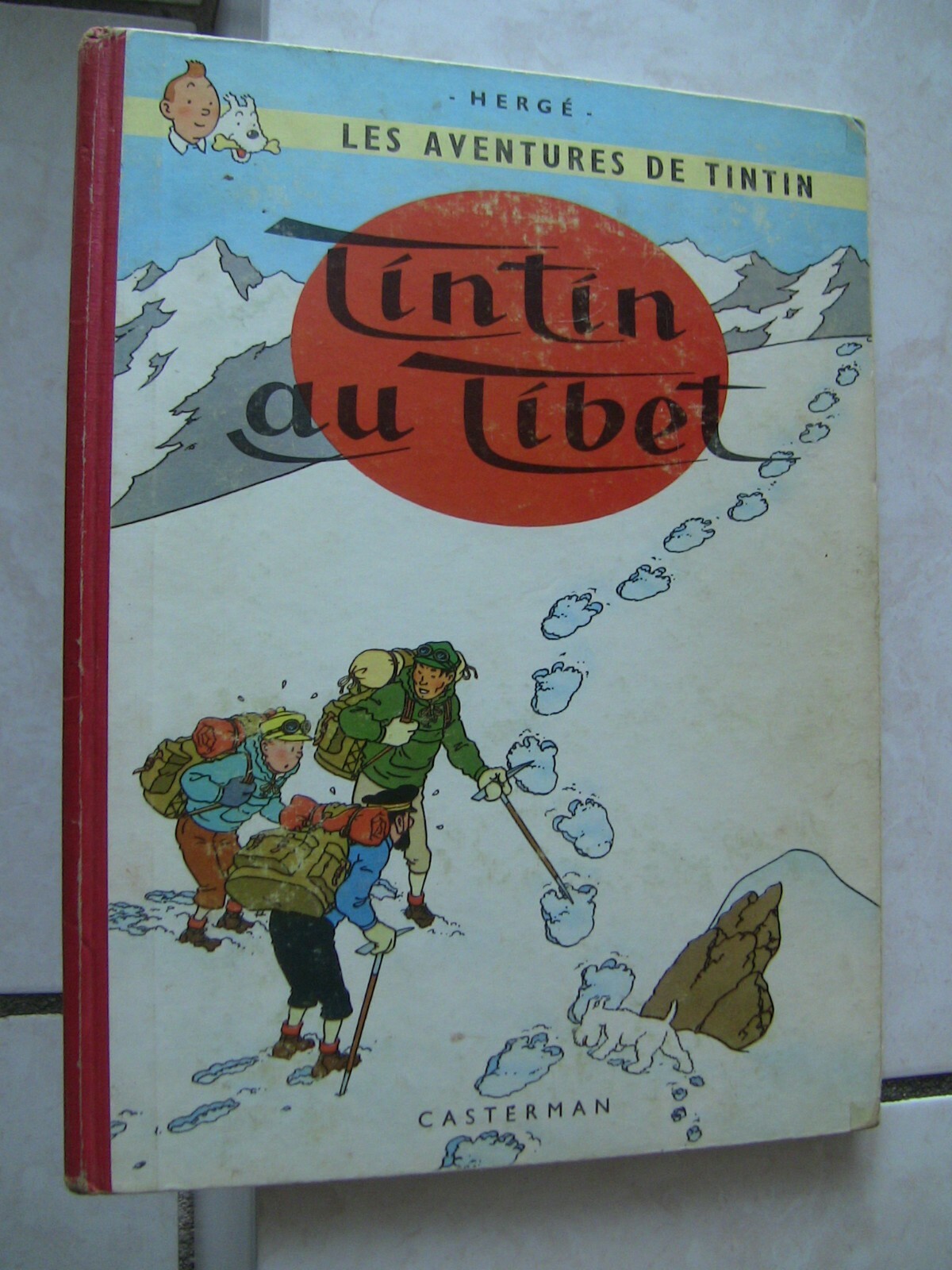 TINTIN  HERGE TIBET EO BELGE BEL ETAT COTE 500