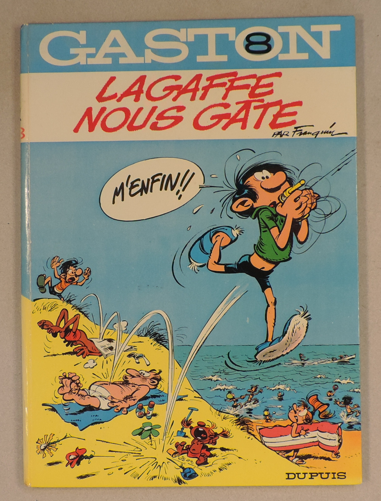 Gaston 8 Lagaffe nous gate Franquin Dupuis 1970 EO TBE