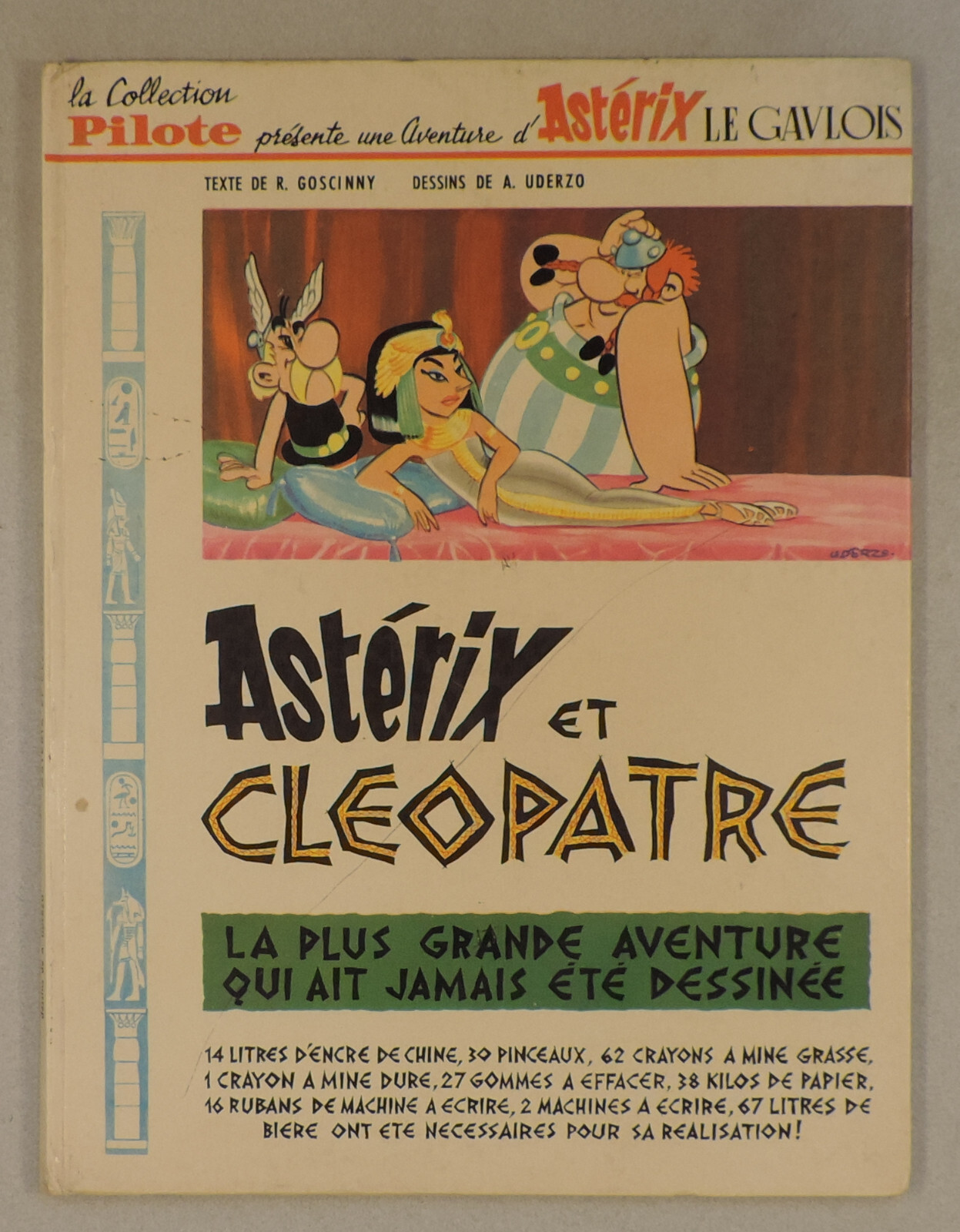 Asterix et Cleopatre Uderzo Lombard 1965 EO TBE