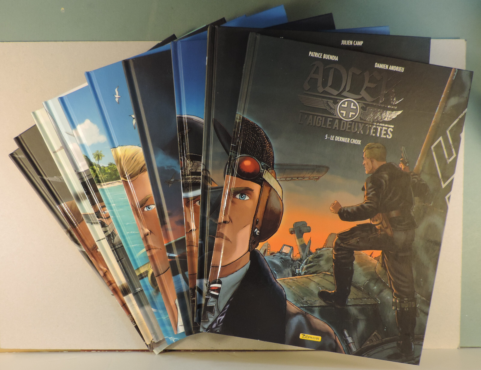 Eagle Adler serie en 10 volumes Camp Andrieu Zephyr EO TTBE