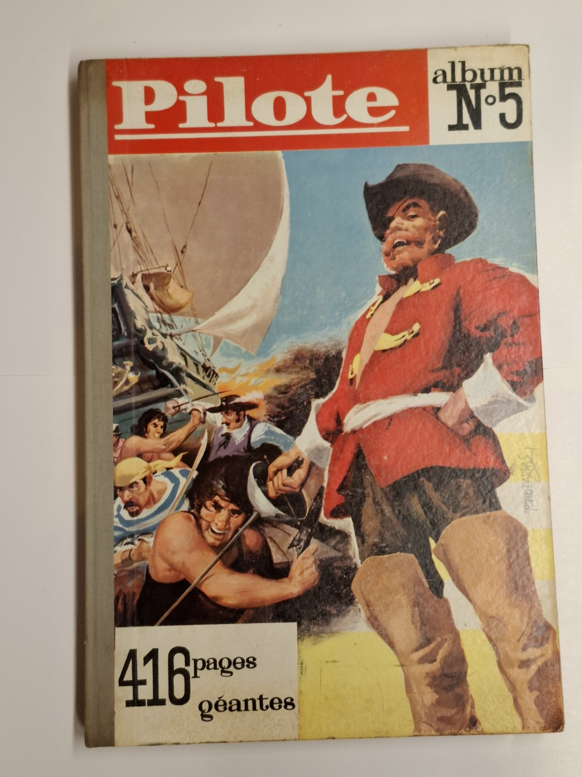 BD Recueil Magazine Pilote Reliure Éditeur Num 5 EO 1960-1961 Complet BE.