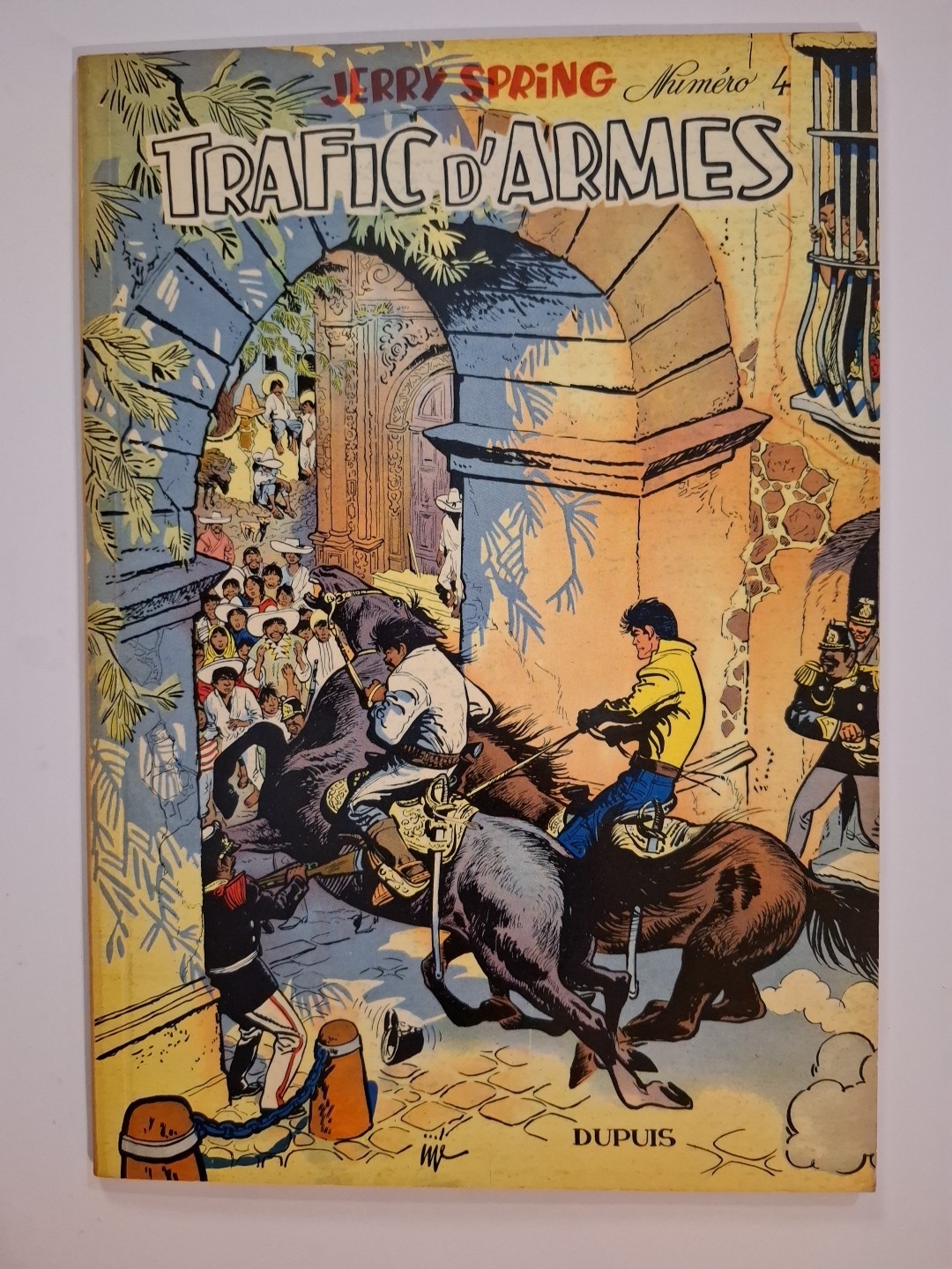 BD Jerry Spring Trafic d'armes EO Française Dupuis 1957 Jijé TBE+