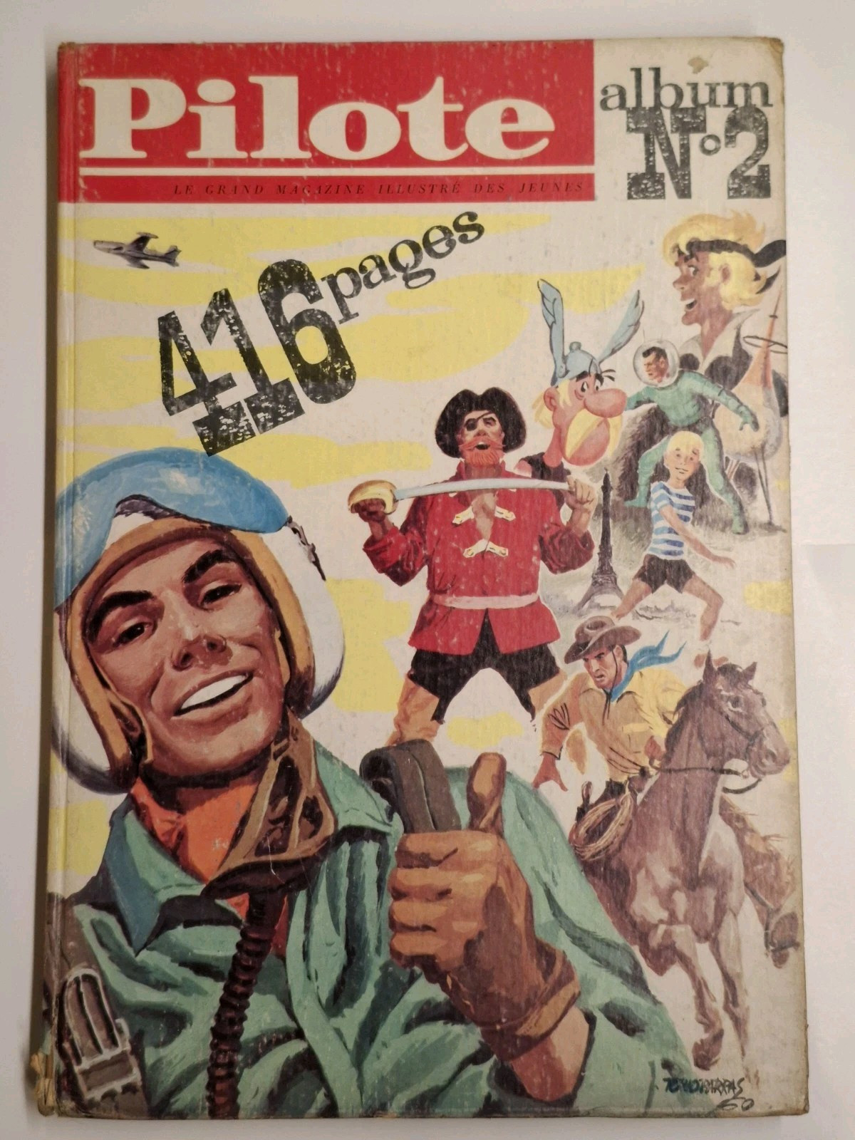 BD Recueil Magazine Pilote Reliure Éditeur Num 2 EO 1960 Complet BE.