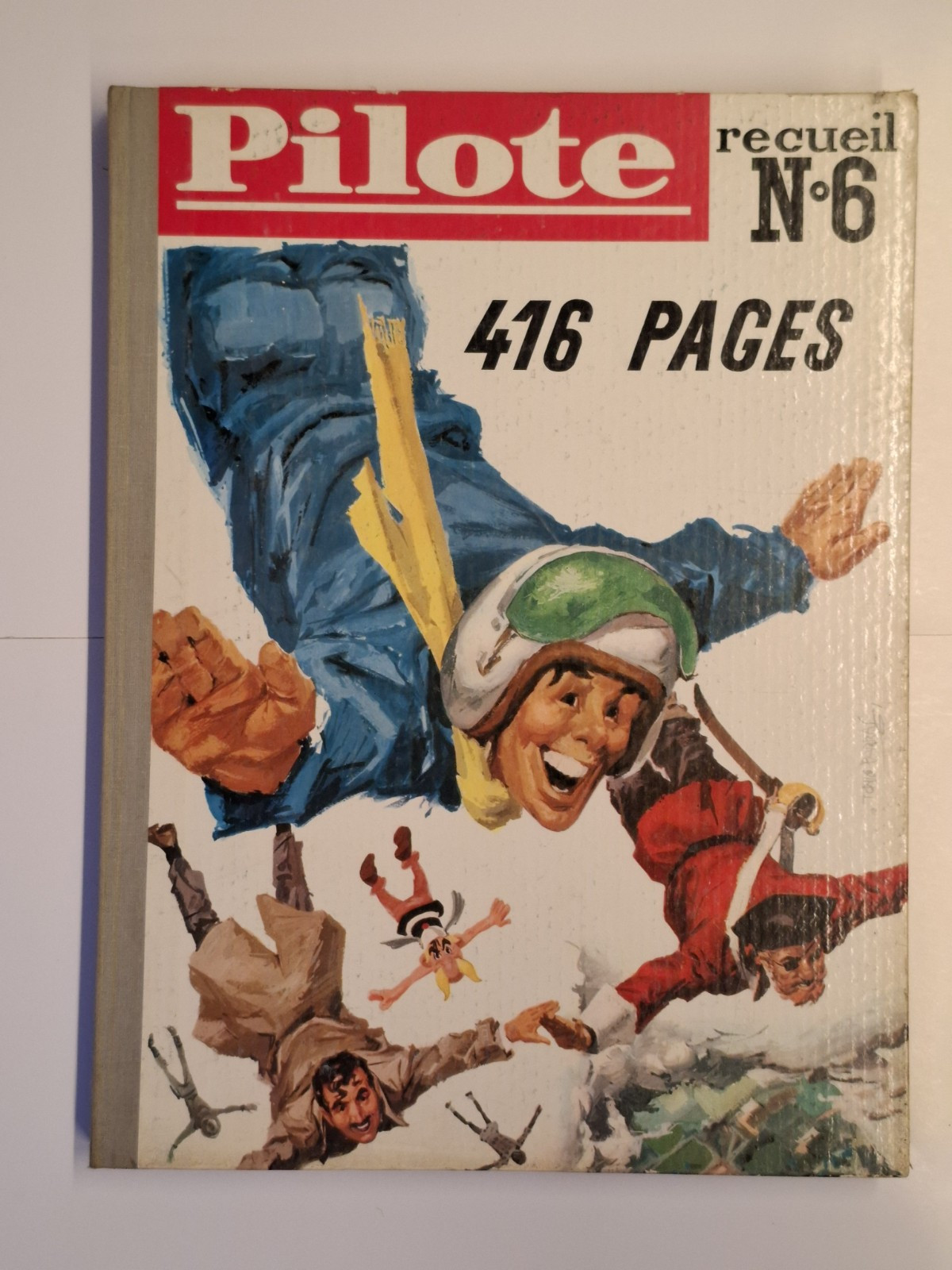BD Recueil Magazine Pilote Reliure Éditeur Num 6 EO 1961 Complet BE
