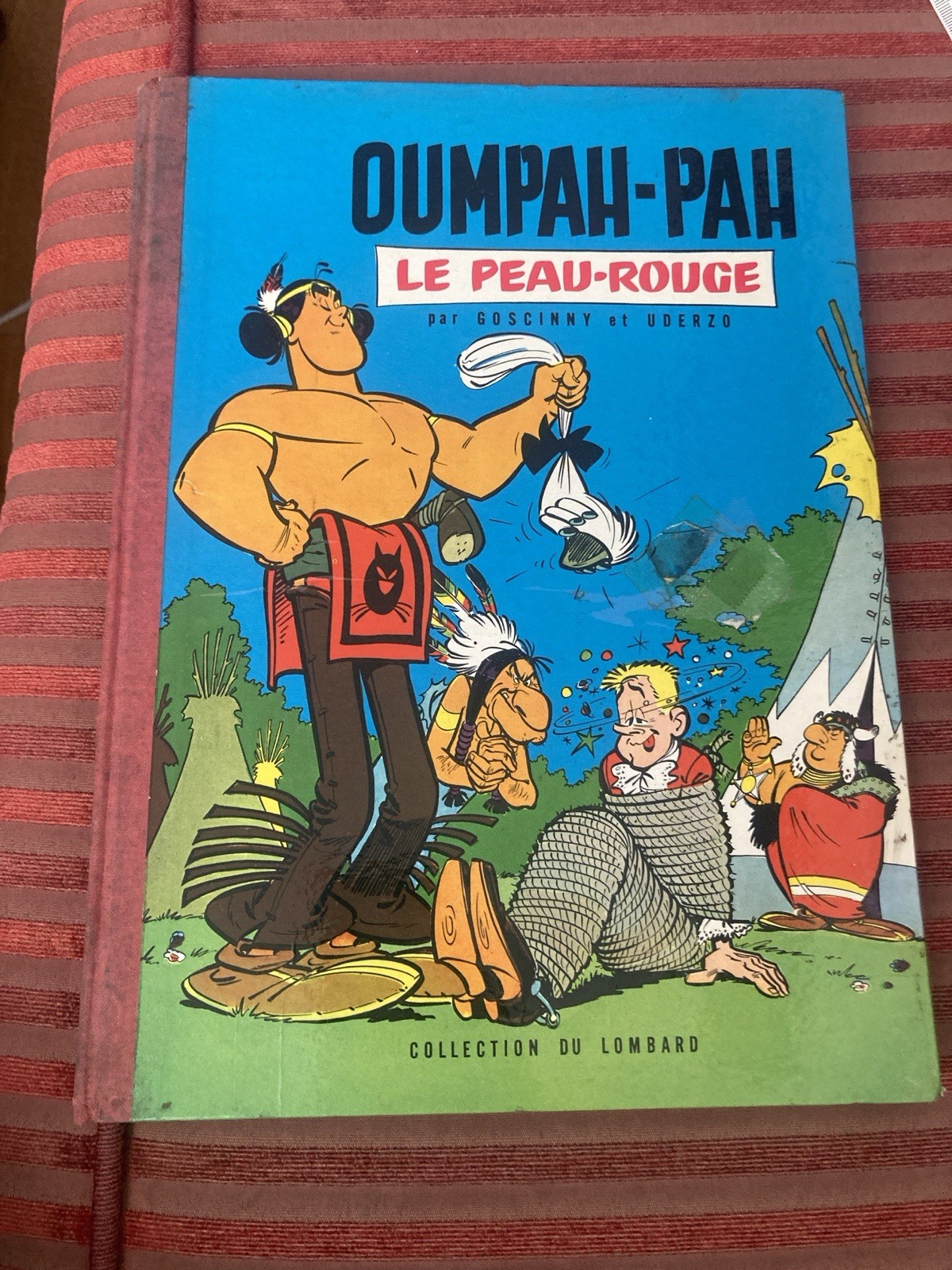 GOSCINNY/UDERZO OUMPAH-PAH LE PEAU ROUGE EO 1961 COMPLET VIGNETTE POINT TINTIN