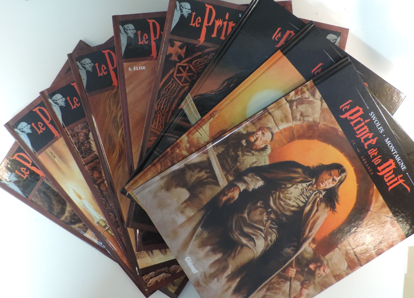 Prince de la nuit serie complete en 9 vol Swolfs Glenat tous EO