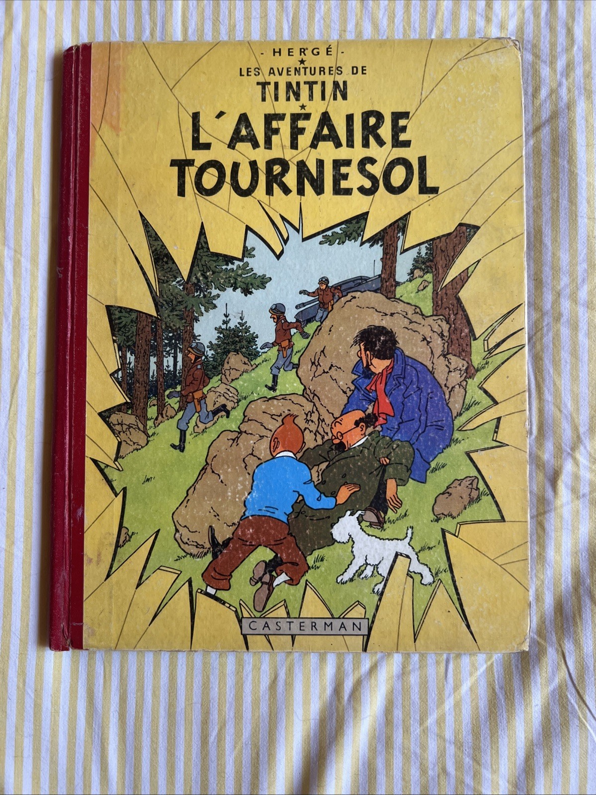 EO Tintin L'Affaire Tournesol Edition originale française. 1956