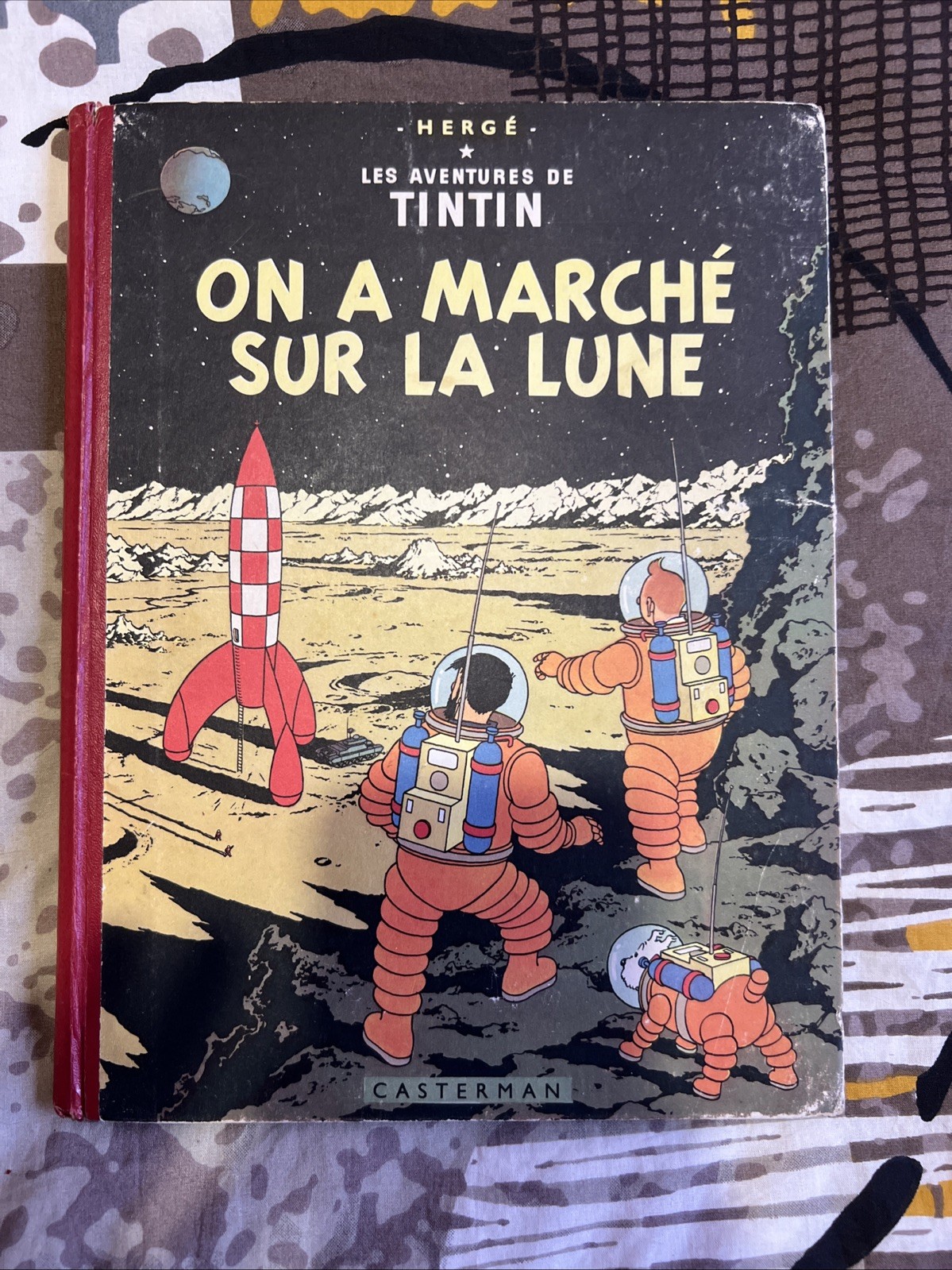 EO Tintin On a marché sur la Lune édition originale 1954