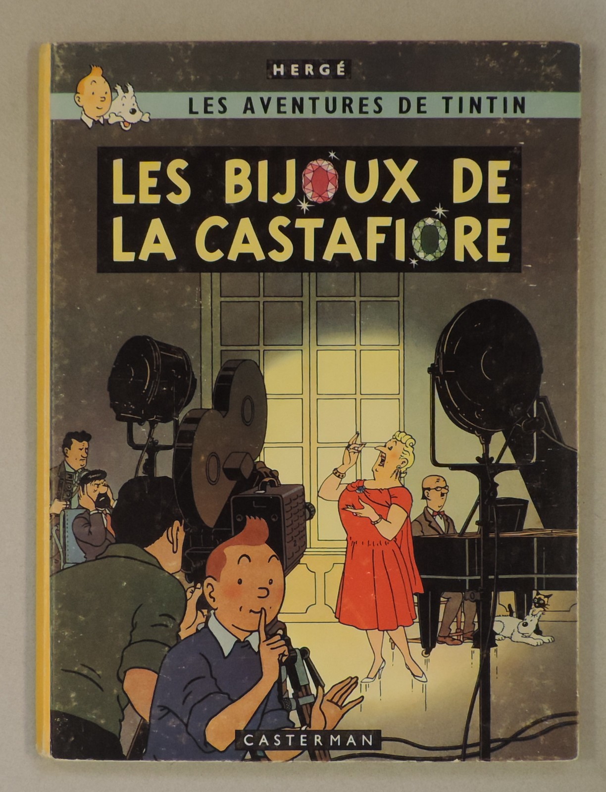 Tintin 21 Bijoux Castafiore Herge Casterman EO 1963 B 34 Bon Etat
