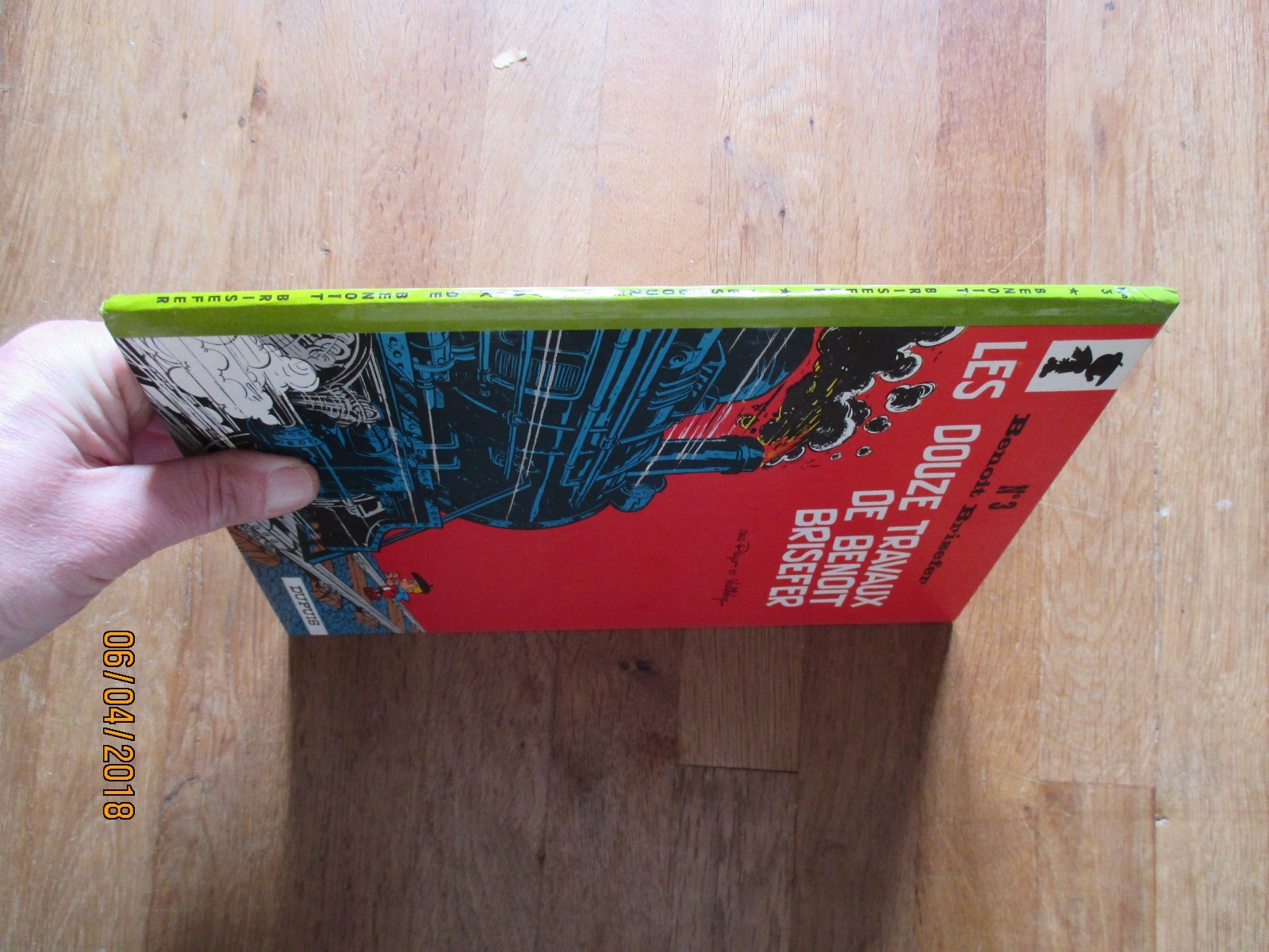 ALBUM BD BENOIT BRISEFER 3 les douze travaux  peyo 1968 eo 