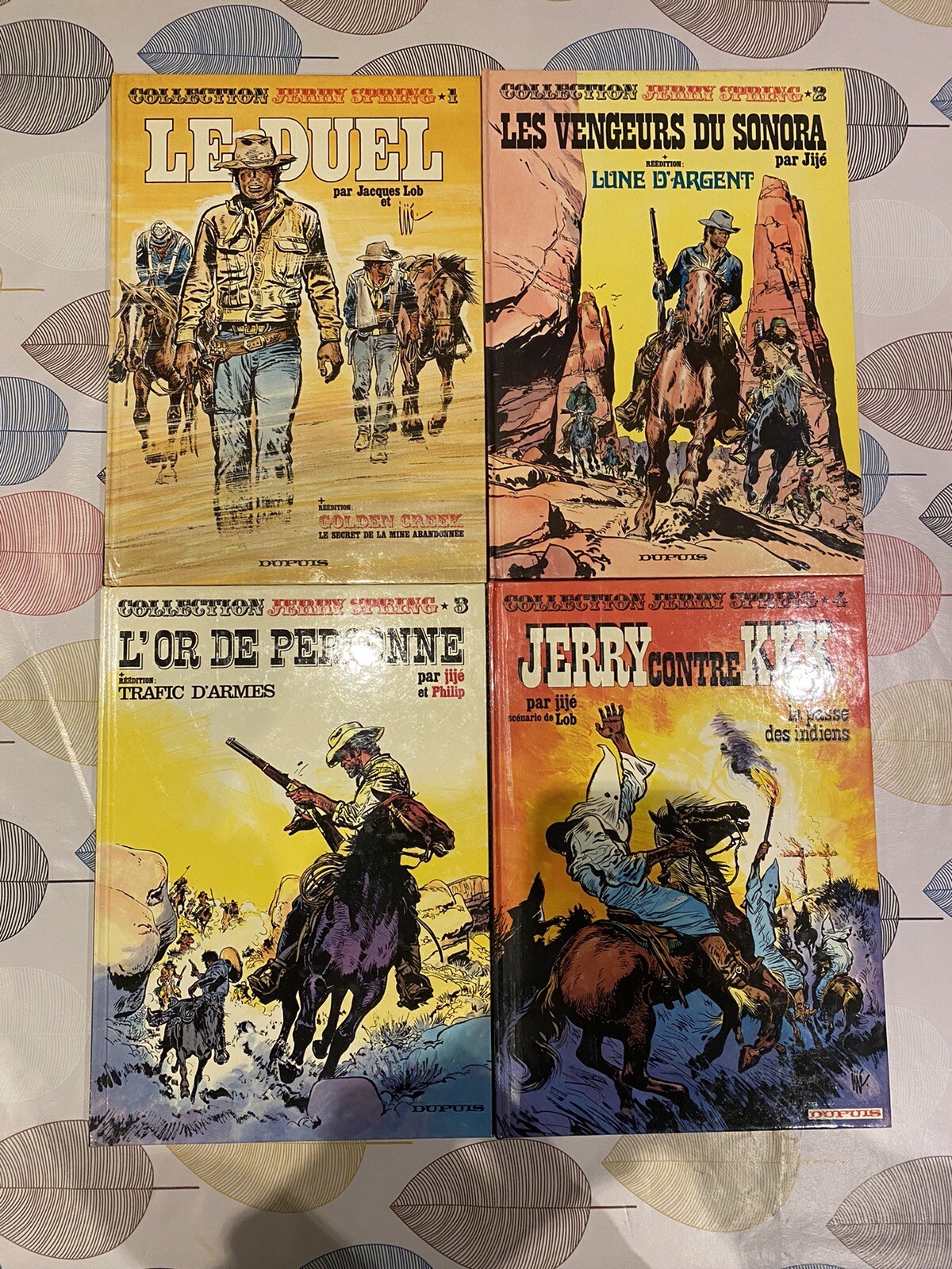 JIJÉ : La collection grand format des JERRY SPRING, EO État Magnifique