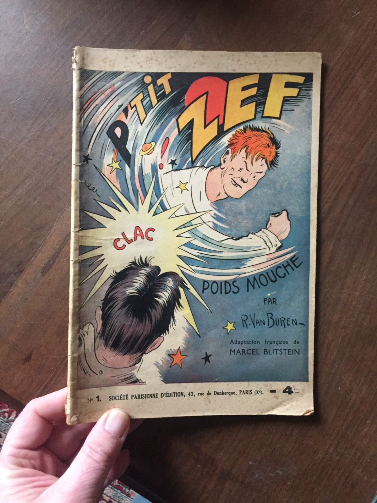 ALBUM BD  VAN BUREN P TIT ZEF POIDS MOUCHE spe eo 1939