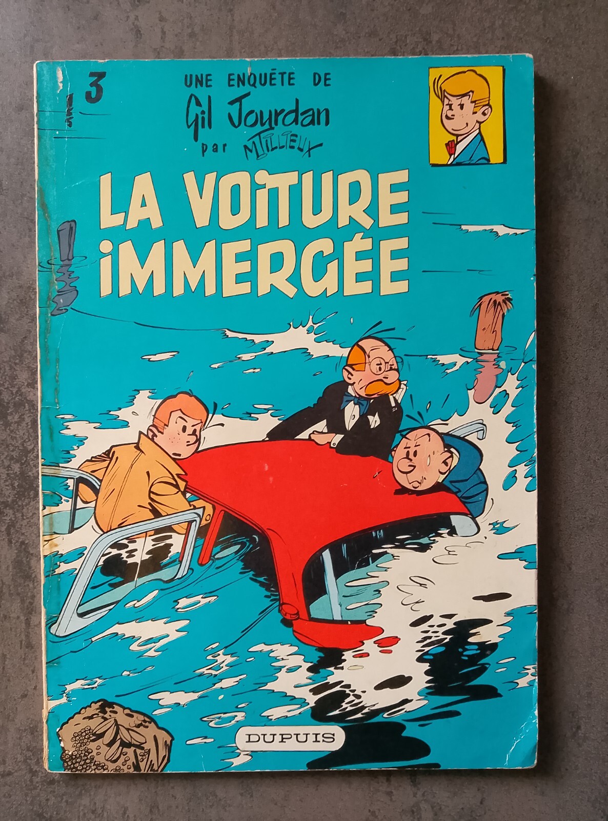 GIL JOURDAN - T3 La voiture immergée - EO brochée 1960