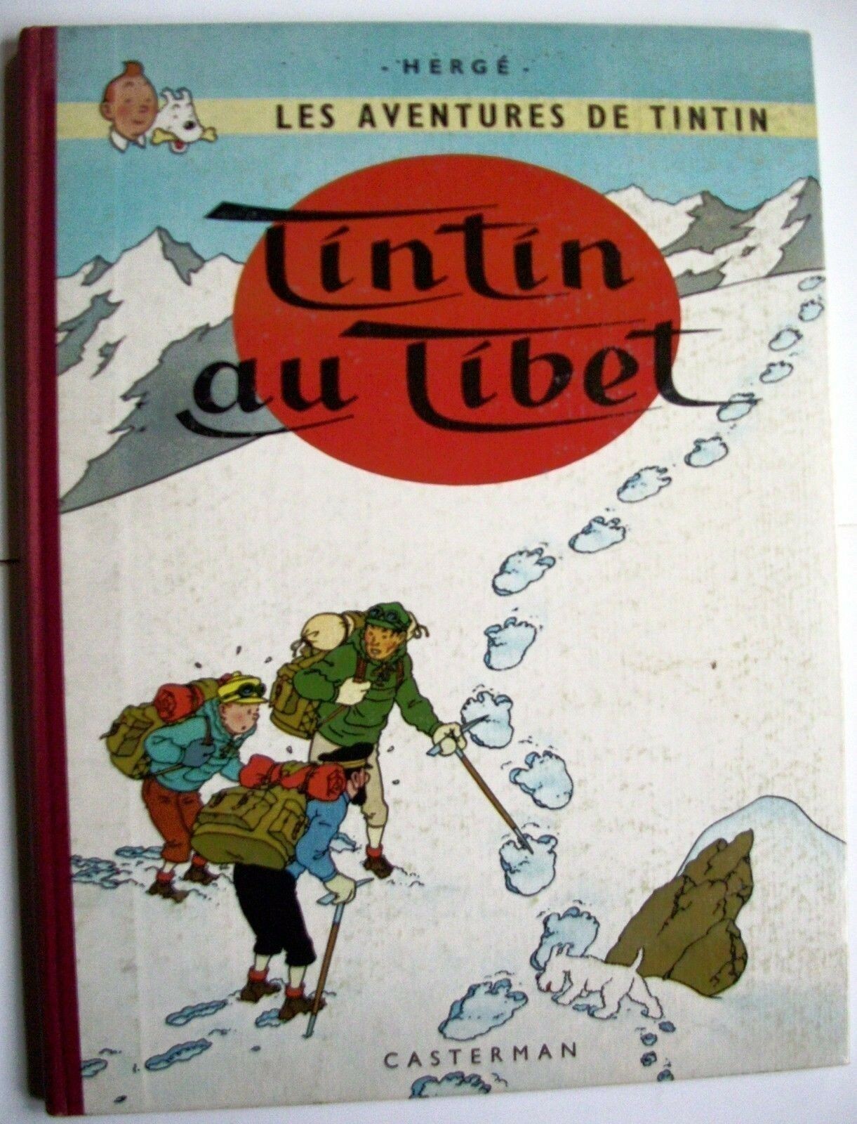 HERGEL TINTIN AU TIBET EO FRANCAIS 1960 TRES BON ETAT