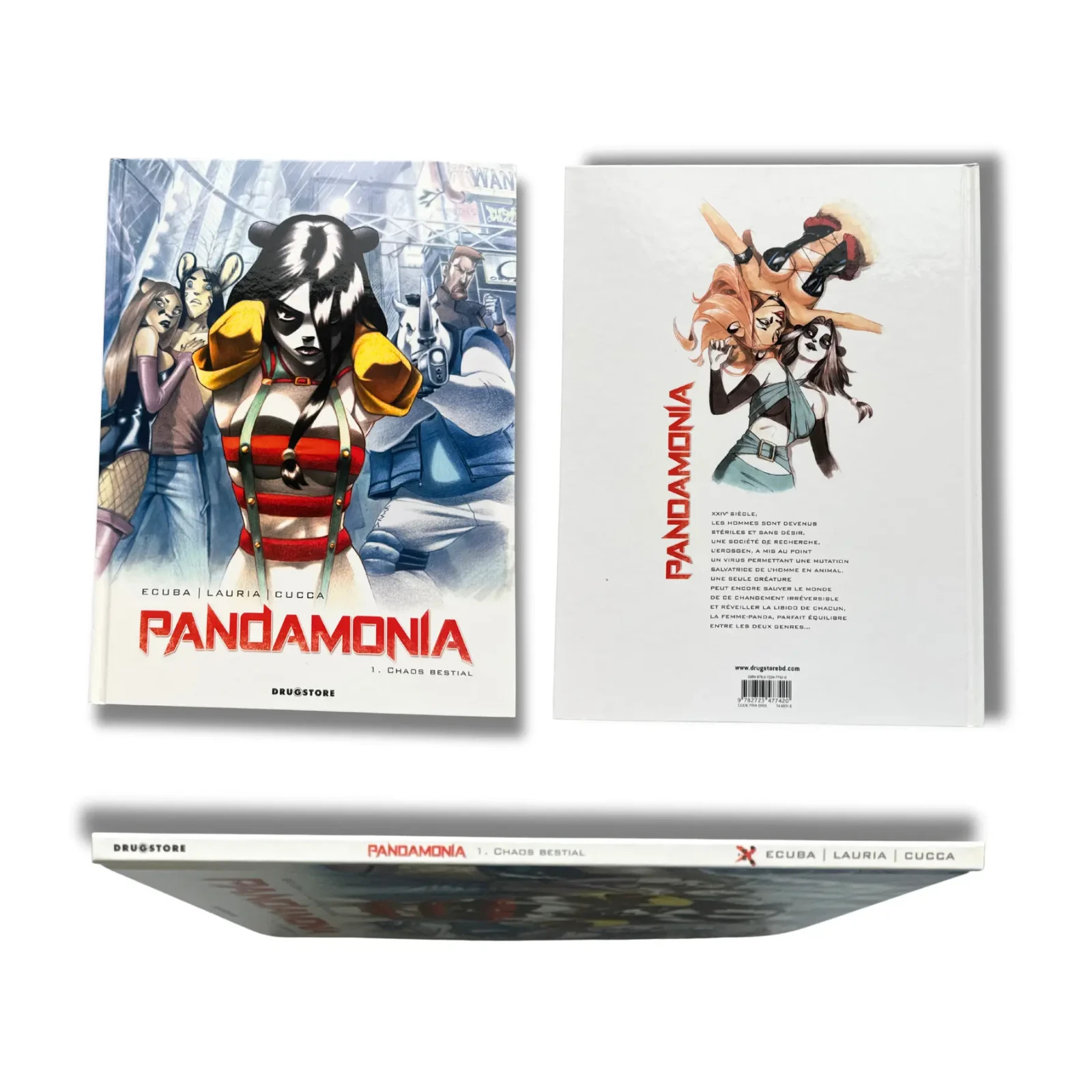 Pandamonia - Dédicace de Cucca avec PLV Pandamonia  - EO 2011
