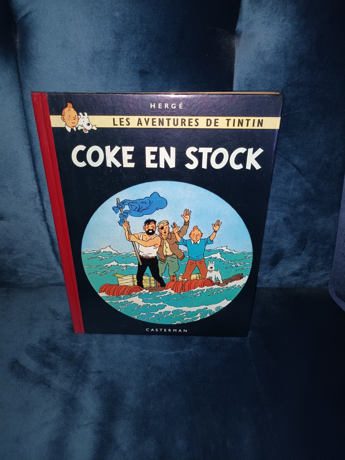 Coke En Stock Tintin Hergé B24 EO Française  CASTERMAN 1958 Première édition