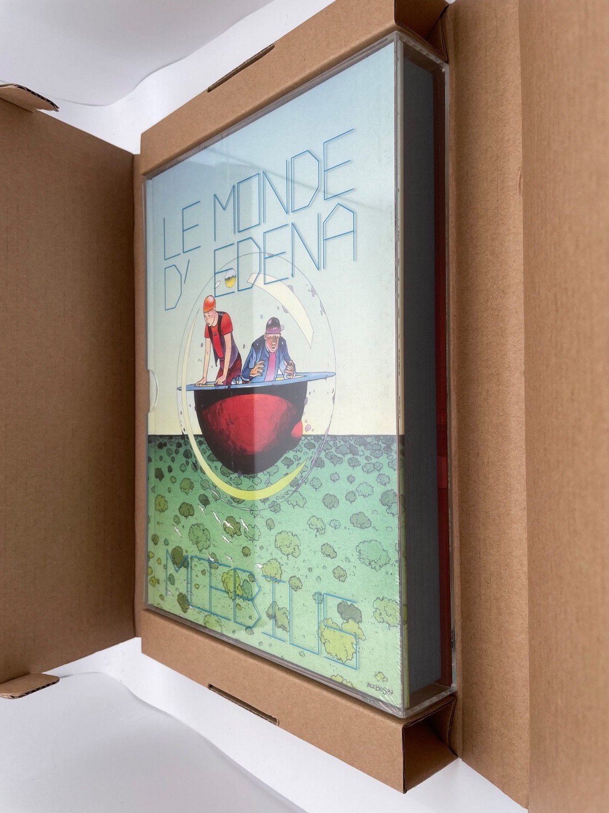 LE MONDE D'EDENA INTEGRALE CASTERMAN 2015 MOEBIUS EO  coffret  plexiglas 3000 EX