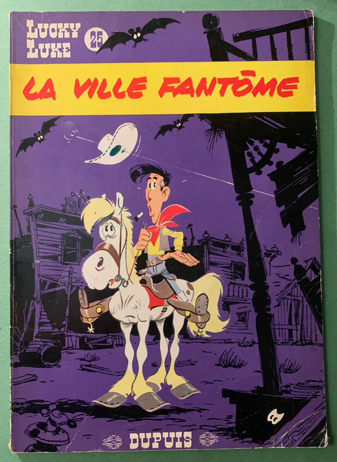 BD EO LUCKY LUKE 25 - La ville fantôme - MORRIS - 1966 -Très Bon état