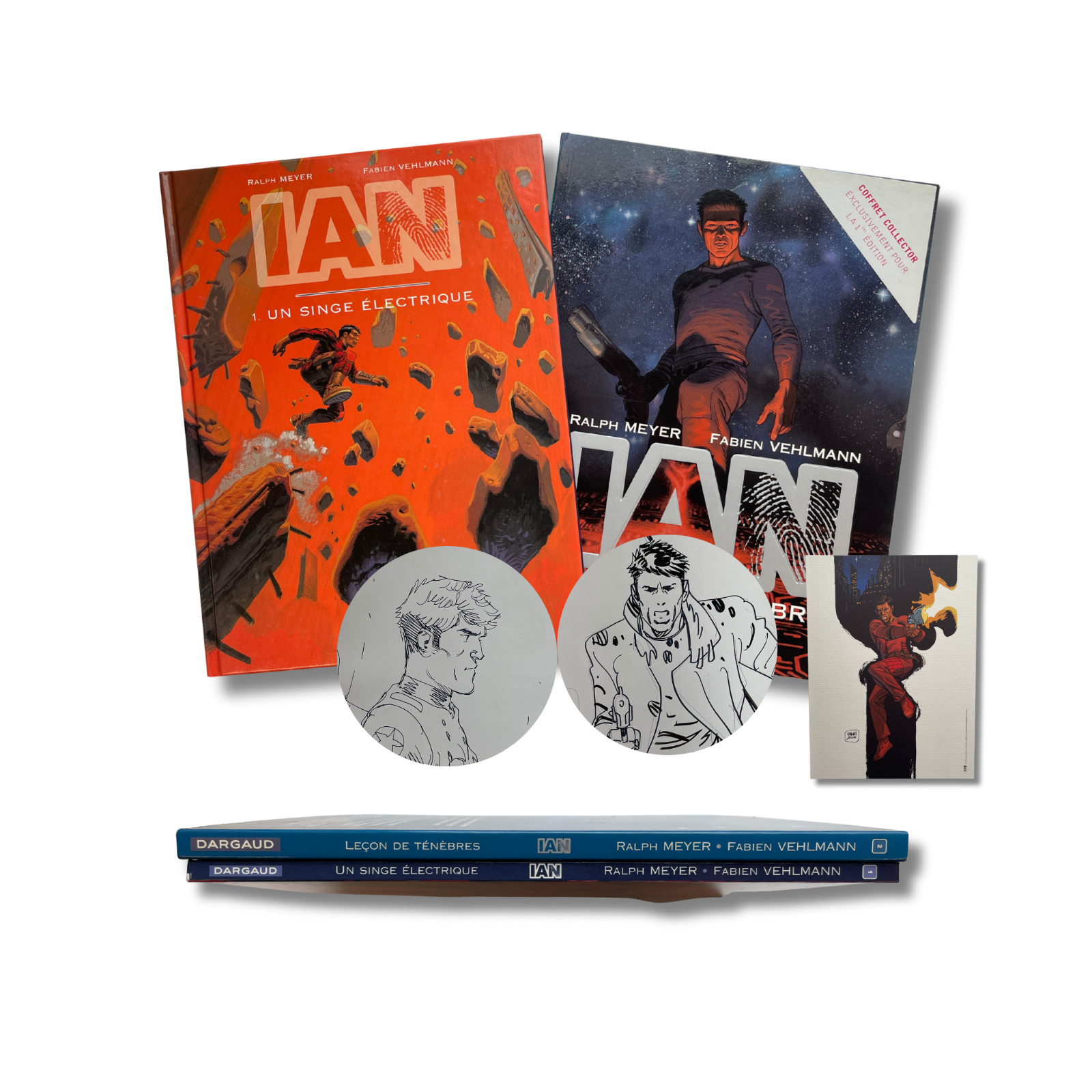 Coffret Collection IAN – tomes 1 et 2 - Dédicace de Meyer - EO 2003-2004