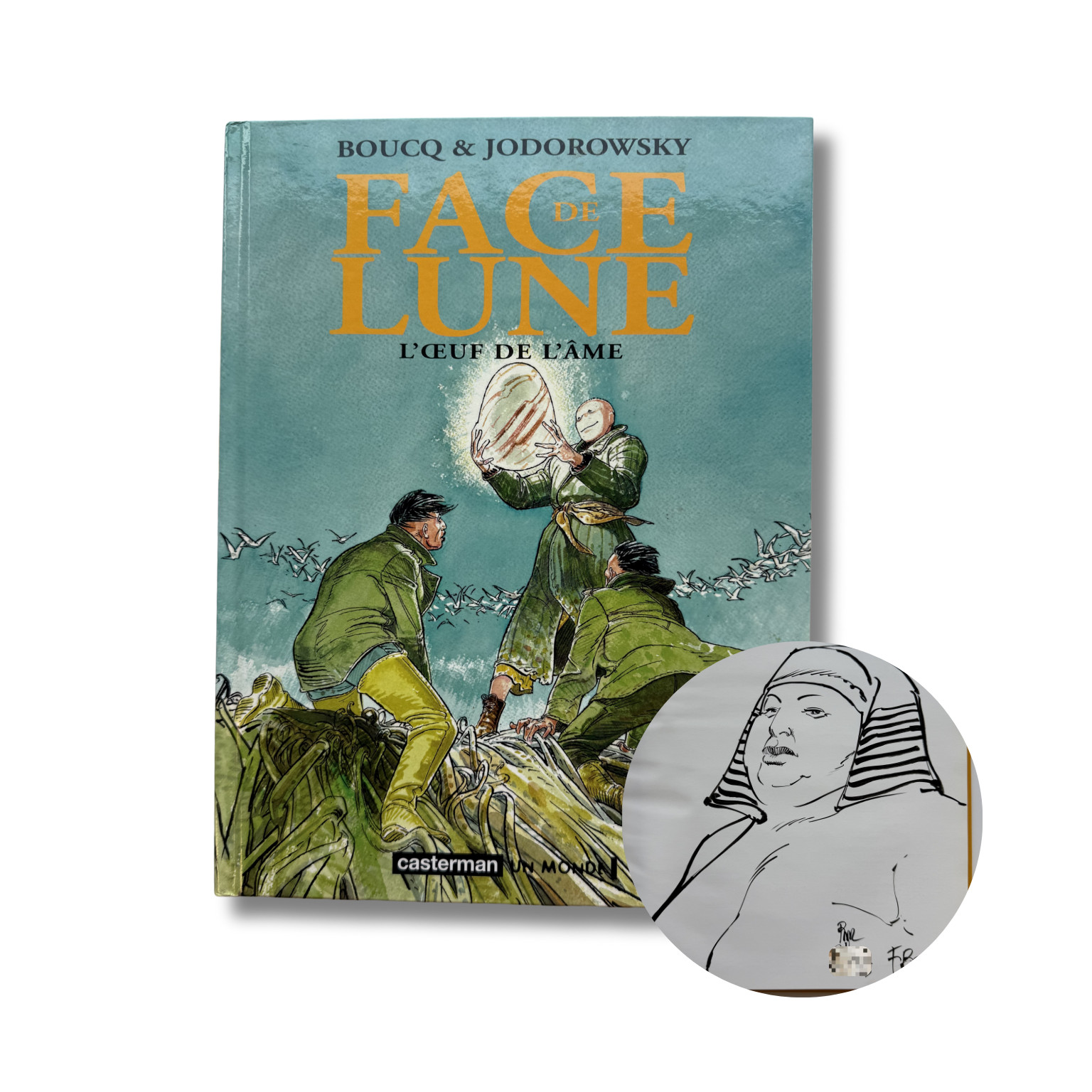 Face de Lune – Dédicacé par François Boucq – EO 2004