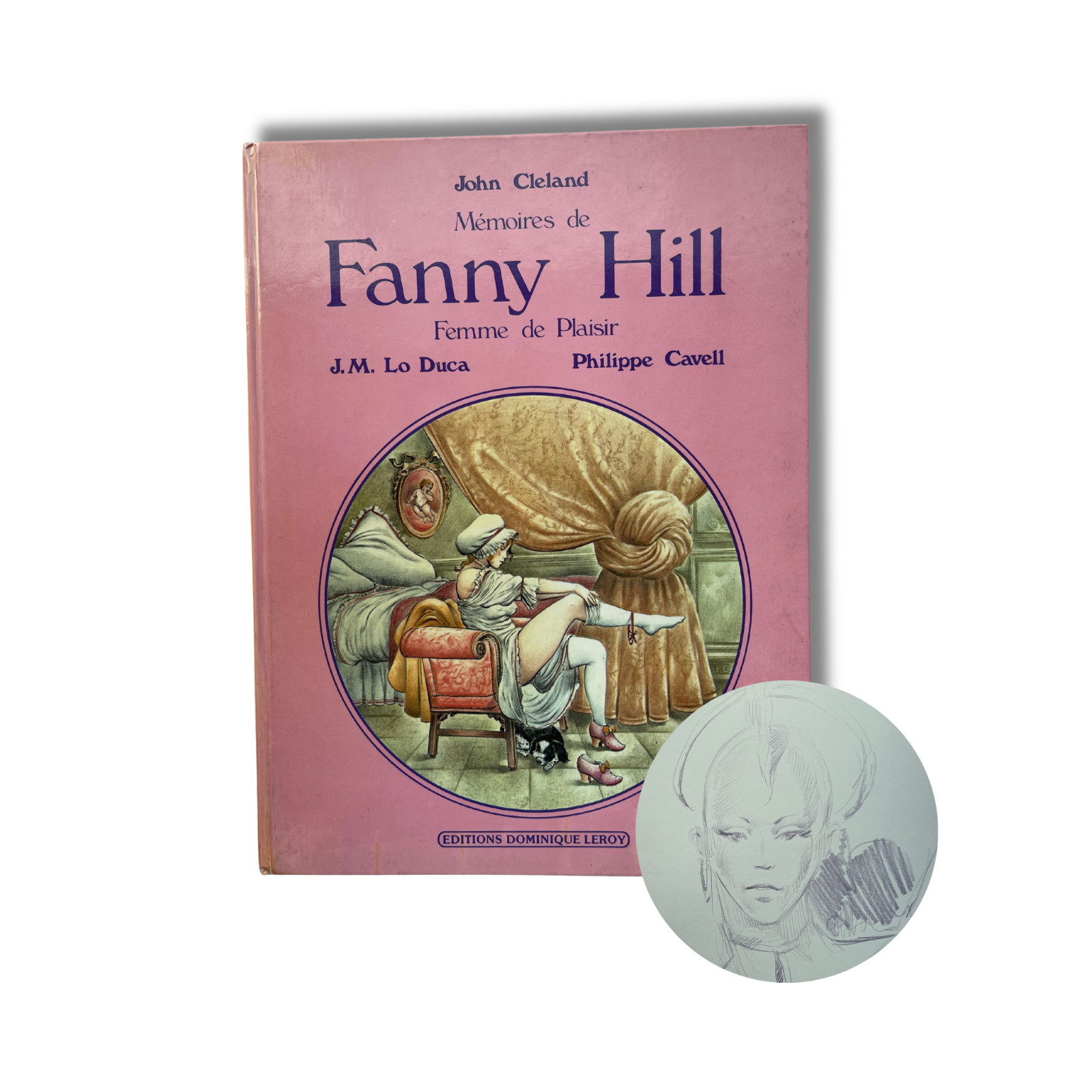 Fanny Hill, dédicace en couleur, signée par Philippe Cavell — EO 1983