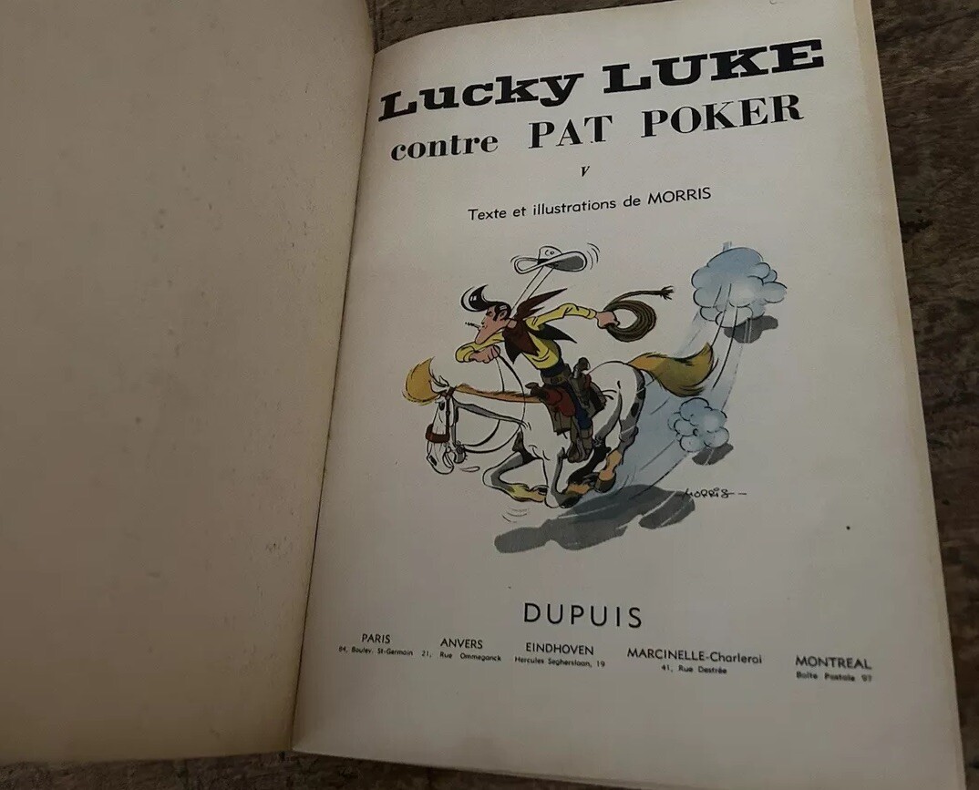 lucky luke contre pat poker 1953 EO TEGEN PAT POKER Morris