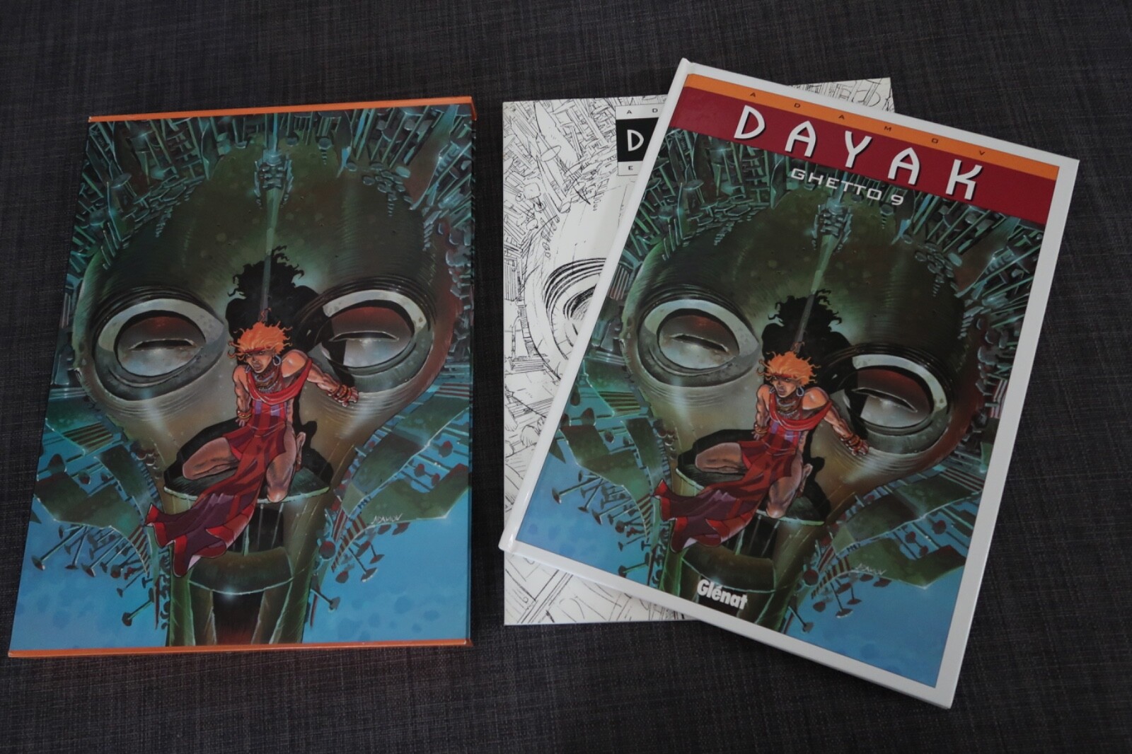 ADAMOV - DAYAK - DEDICACE - T 1/2/3 - CAHIER GRAPHIQUE - TL - EO - EPN