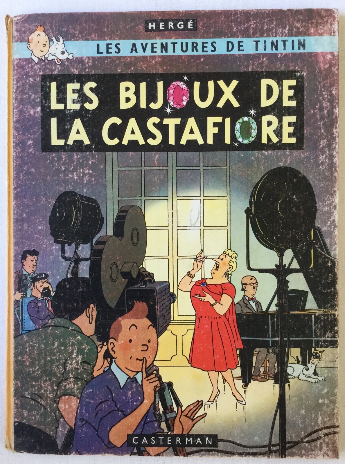 Tintin  Les bijoux de La Castafiore Hergé Casterman 1963 B34 EO française