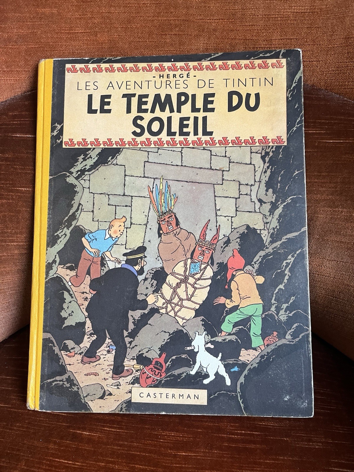 Tintin Le Temple du Soleil B3 EO 1949